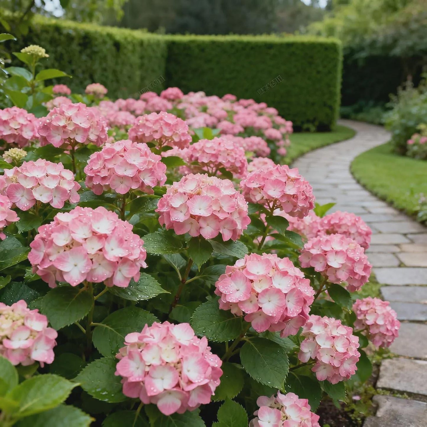 50pcs Mixed Hydrangea Seeds Perennial Flower Seeds Heirloom Color-Changing Blooms