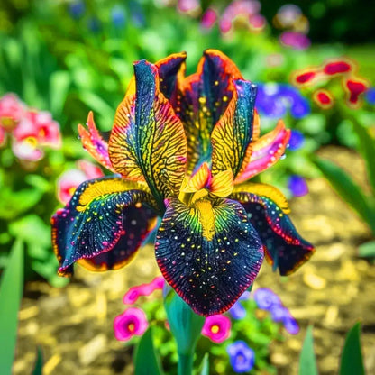 88Pcs Mix Iris Seeds Designed for planting feature upright seasonal blooming habit for permanent garden landscape arrangement