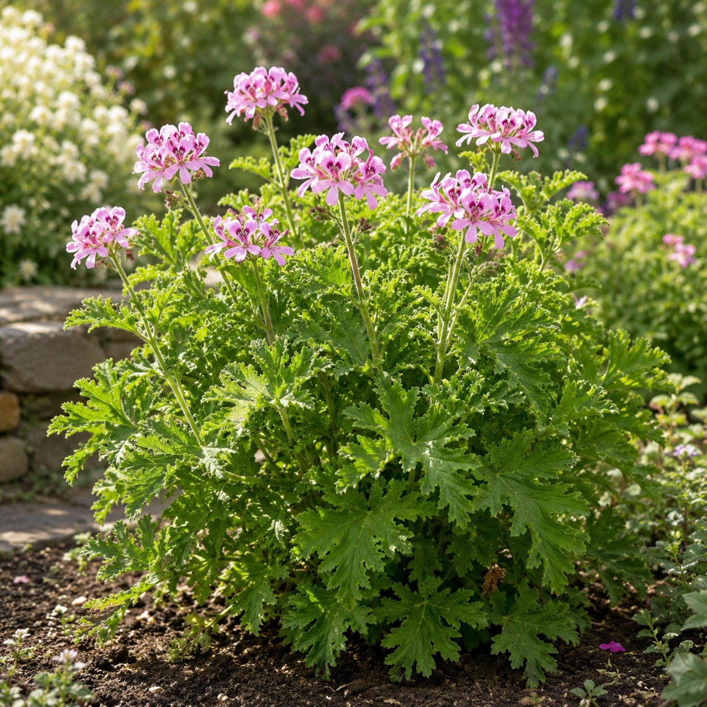 500pcs Citronella Seeds - Mosquito Plant - Pelargonium citrosum - Fragrant Foliage - Ornamental Container Plant
