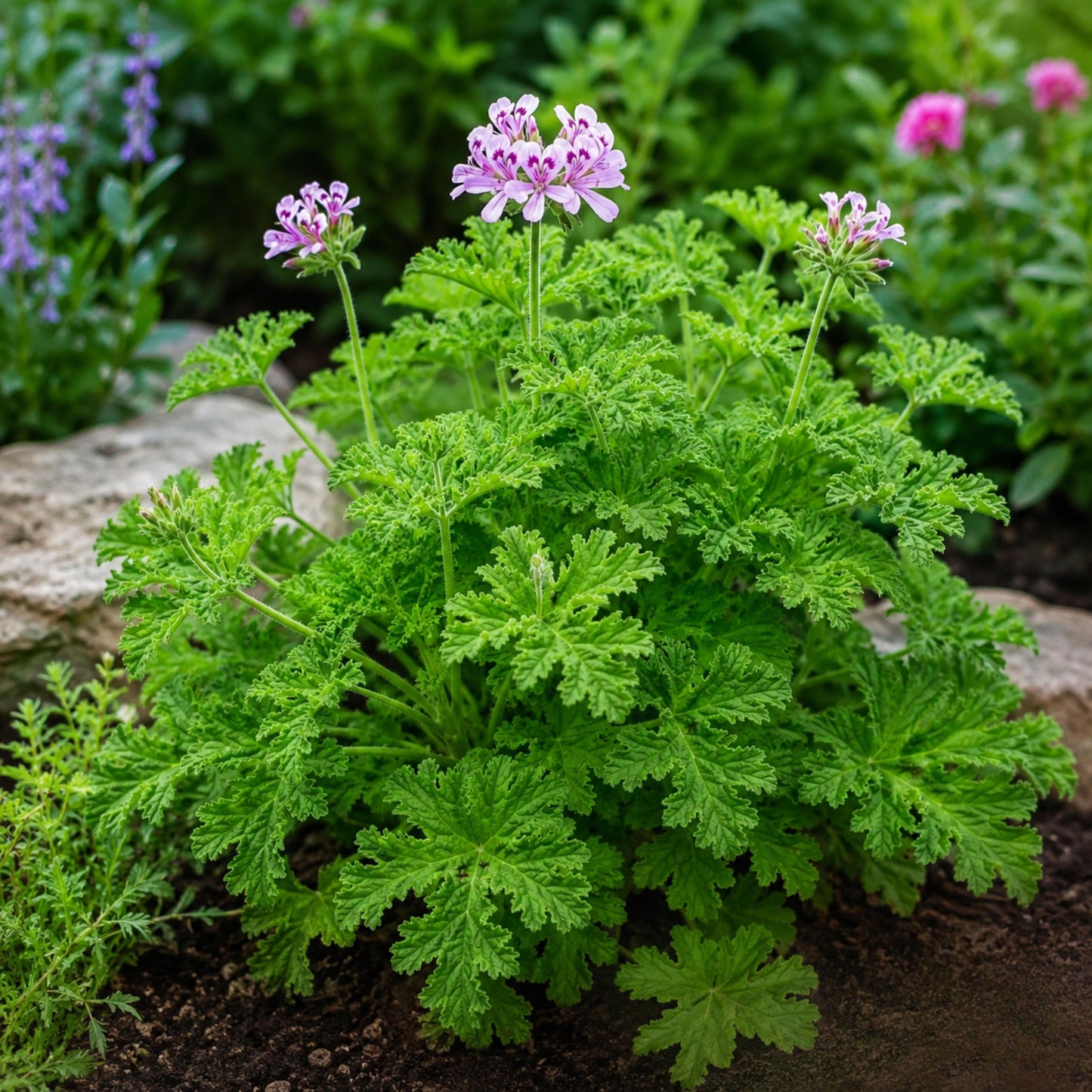 500pcs Citronella Seeds - Mosquito Plant - Pelargonium citrosum - Fragrant Foliage - Ornamental Container Plant