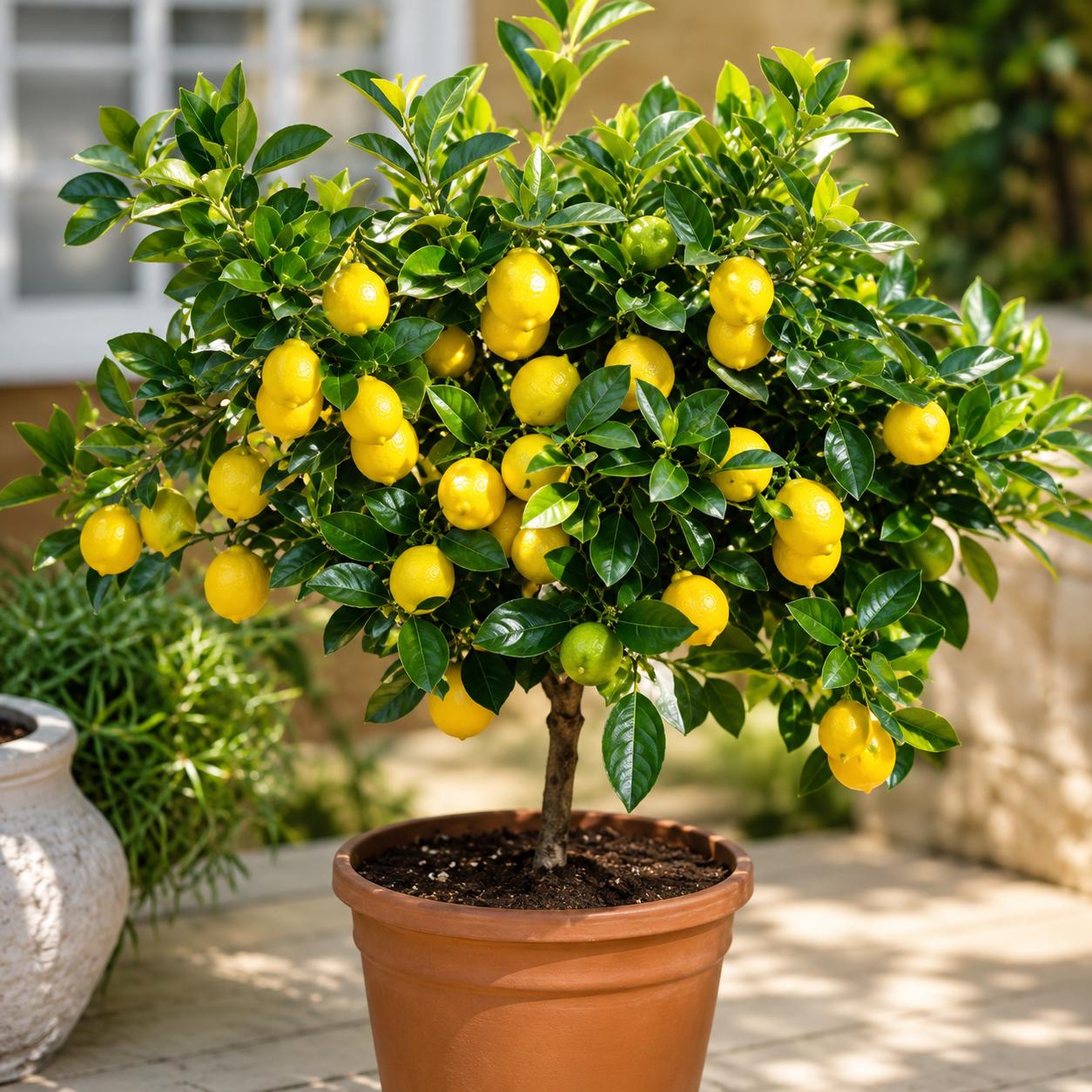 30pcs Dwarf Lemon Bonsai Tree Seeds Citrus Limon Fruit Planting Exotic Garden Seeds