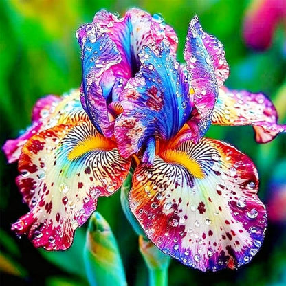 84Pcs Mixed Iris Seeds Perennial Colorful Flower Seeds for Garden