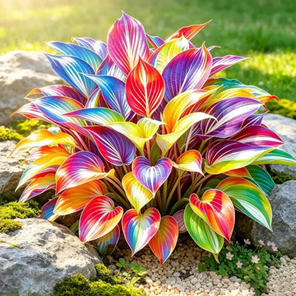 85Pcs Hosta Seeds Heart Shaped Shade Loving Perennial Plants
