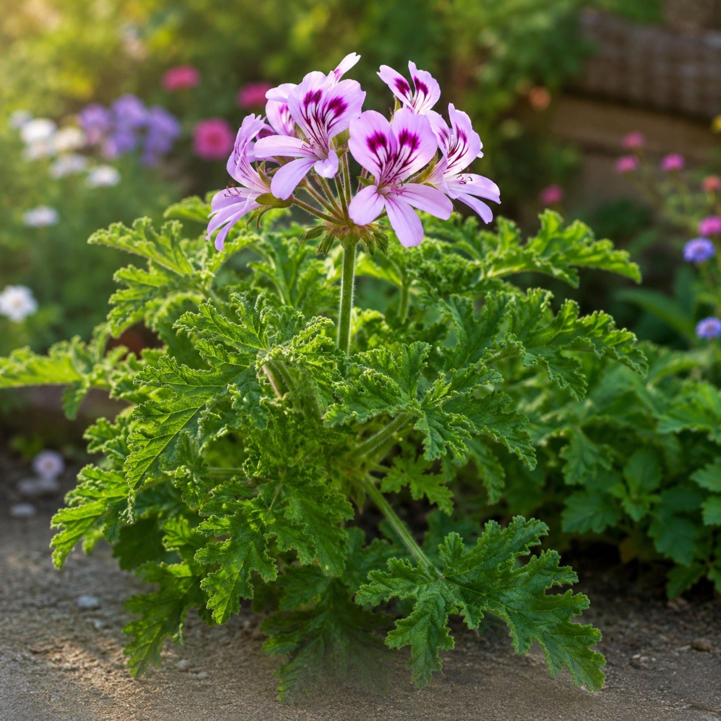 500pcs Citronella Seeds - Mosquito Plant - Pelargonium citrosum - Fragrant Foliage - Ornamental Container Plant