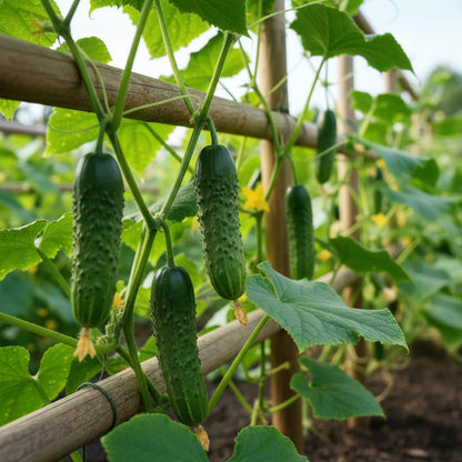 50pcs Great For Home Gardening Beginners Cucumber Seeds Easy To Grow With Dependable Germination And Steady Growth