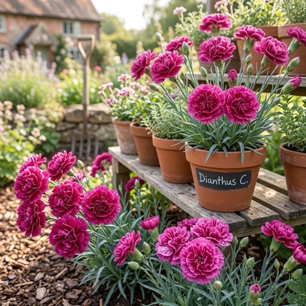 200Pcs Carnation Seeds, Ornamental Flowers for Garden Balcony & Yard