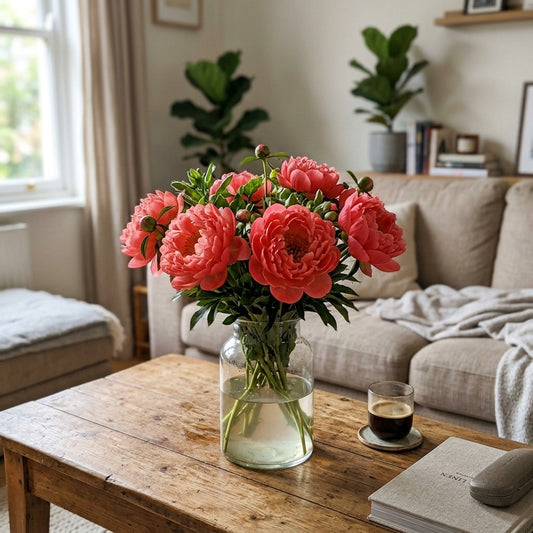 25 Coral Peony Seeds for Planting - Premium Heirloom Coral Peony Seeds